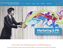 Tablet Screenshot of corcoranpr.com